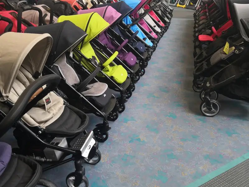 Sortiment und Verkaufsfläche bei Baby Bellmann