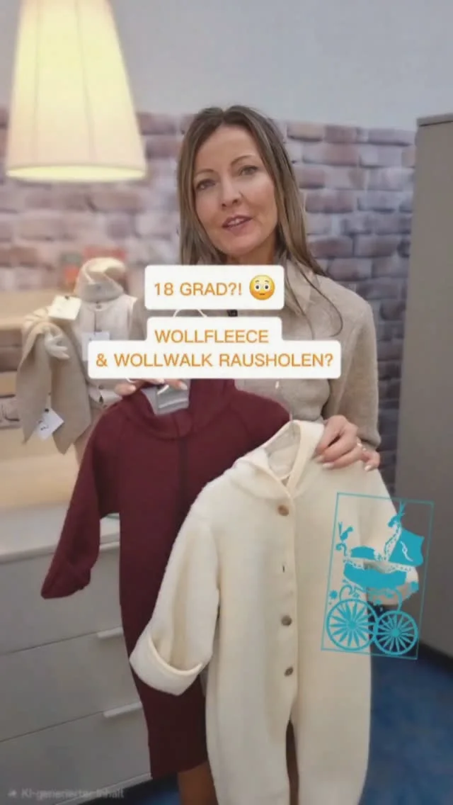 Der Wollfleece- oder Wollwalk-Overall liegt noch im Schrank? 🍂 Bei 18 Grad denken viele vielleicht noch gar nicht daran…