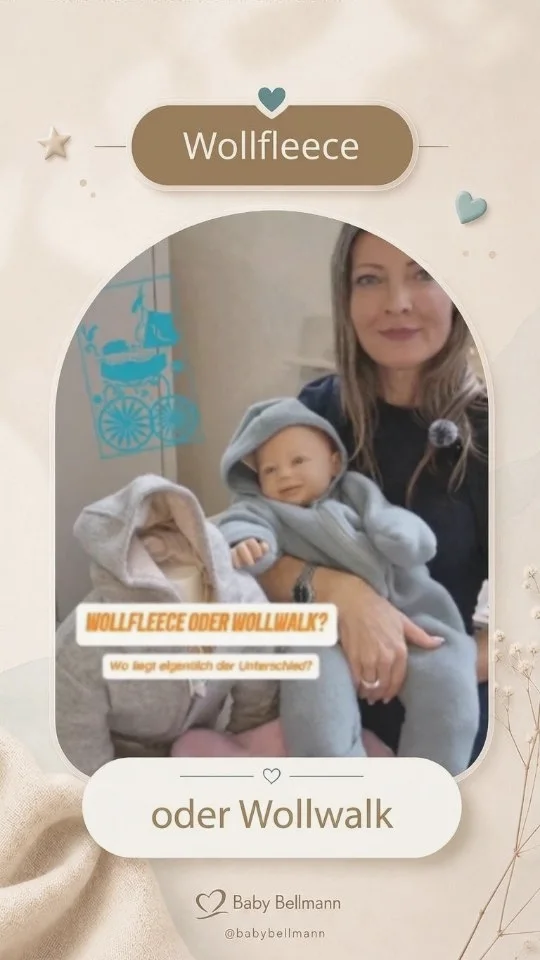 Wollfleece oder Wollwalk? 🐑❤️ Zwei Materialien aus Wolle – und trotzdem ganz unterschiedliche Eigenschaften. Gerade bei…
