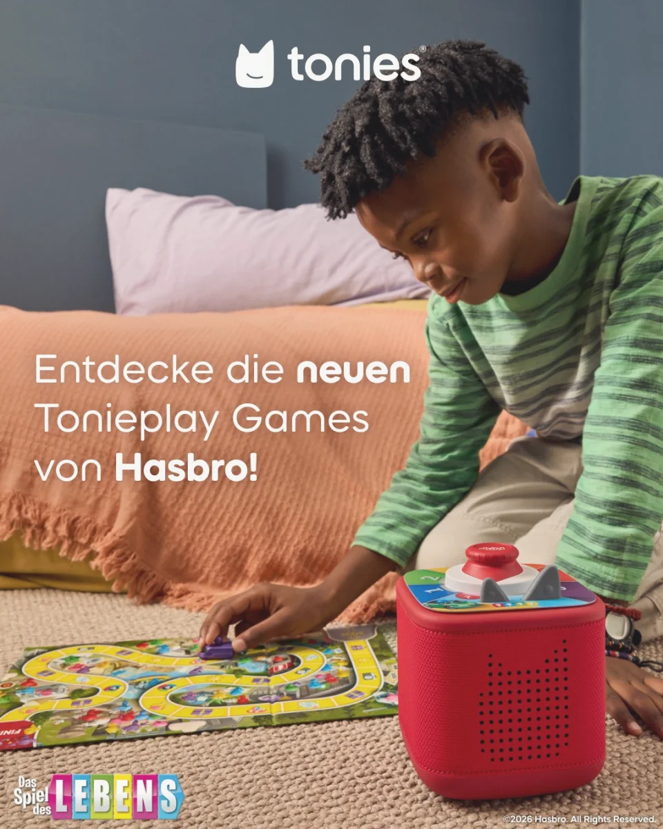 Neue Tonieplay Games erhältlich - mit den Klassikern Monopoly, Wer ist es? und das Spiel des Lebens! Kommt vorbei!